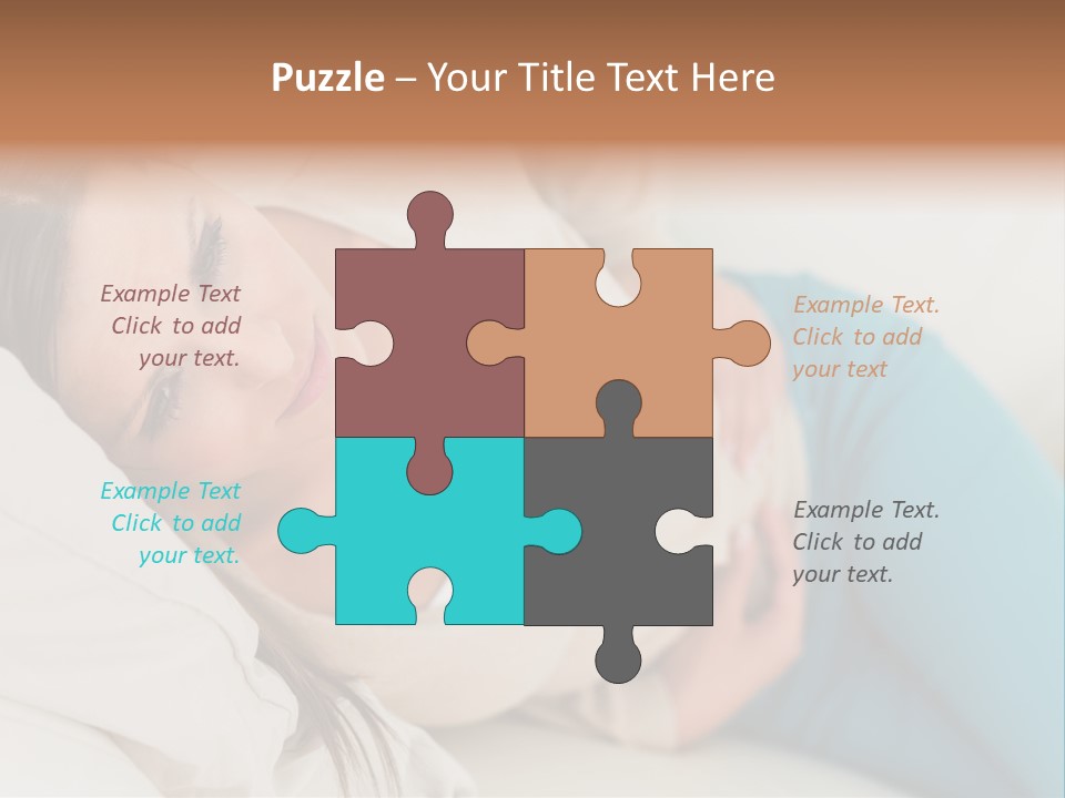 Abdominal Pain In A Girl PowerPoint Template