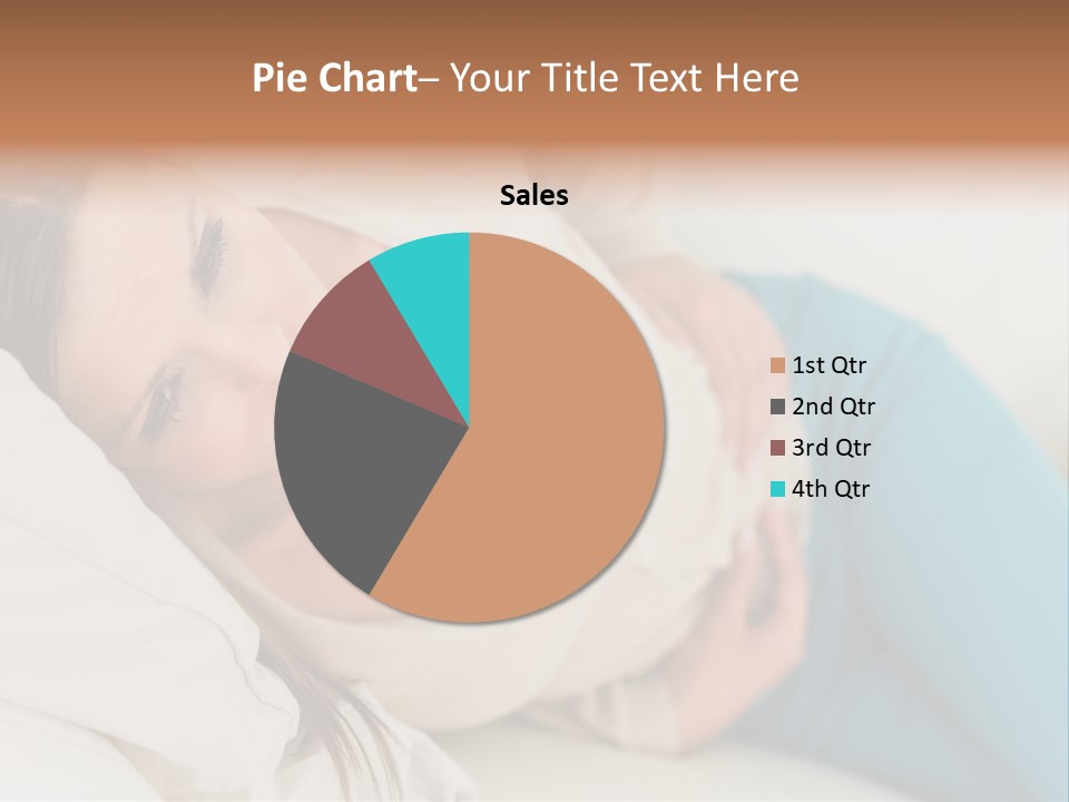 Abdominal Pain In A Girl PowerPoint Template