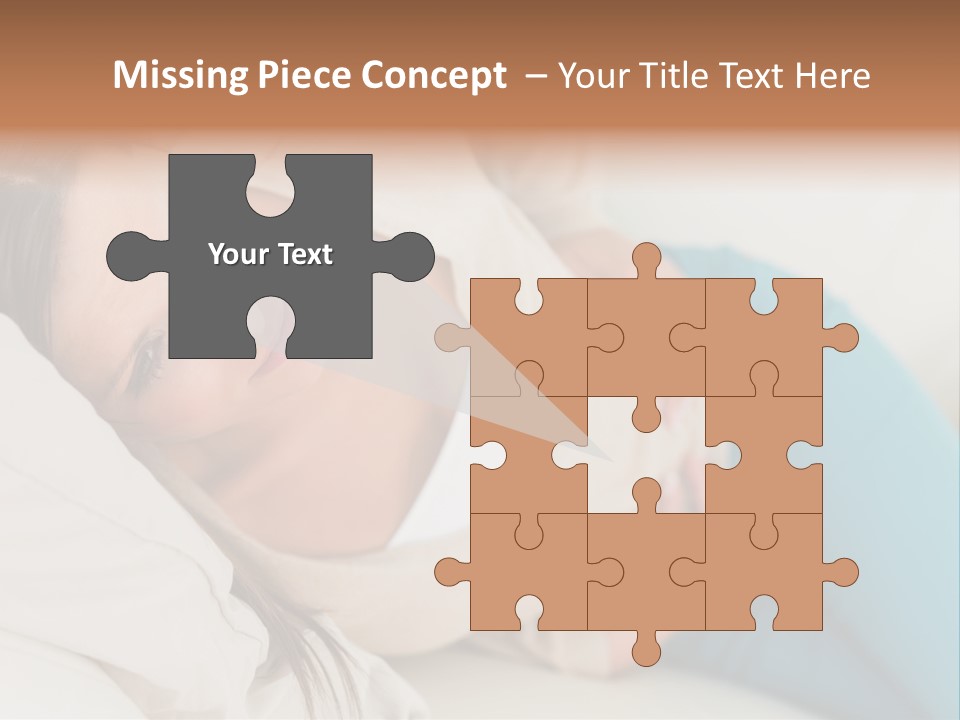 Abdominal Pain In A Girl PowerPoint Template