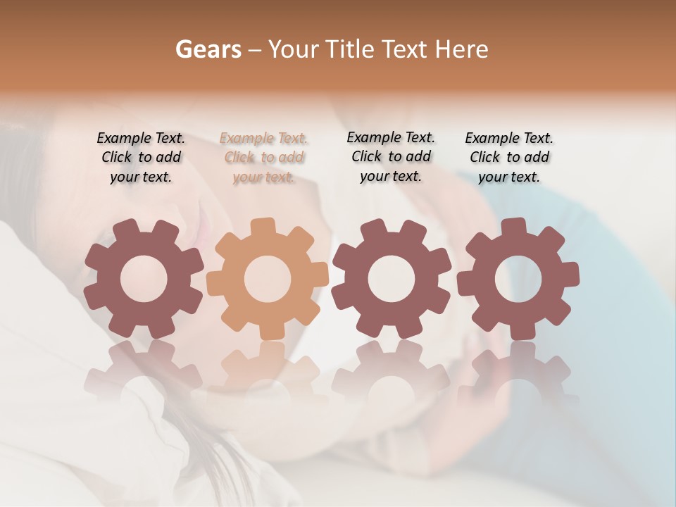 Abdominal Pain In A Girl PowerPoint Template