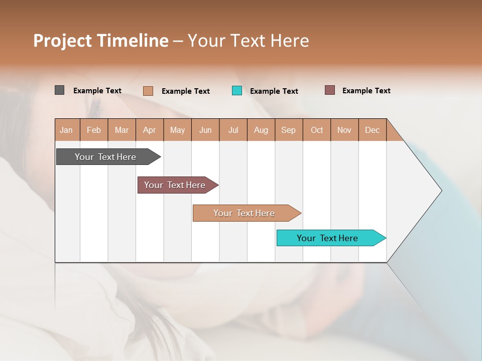 Abdominal Pain In A Girl PowerPoint Template