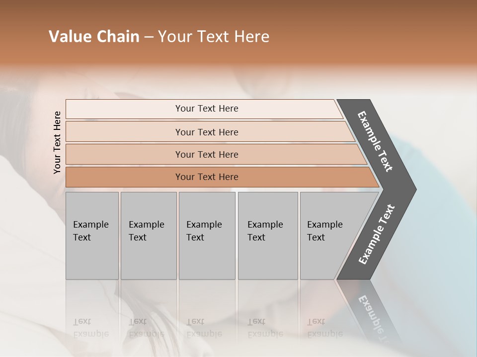 Abdominal Pain In A Girl PowerPoint Template