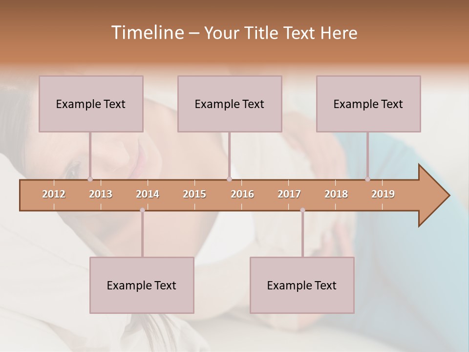 Abdominal Pain In A Girl PowerPoint Template