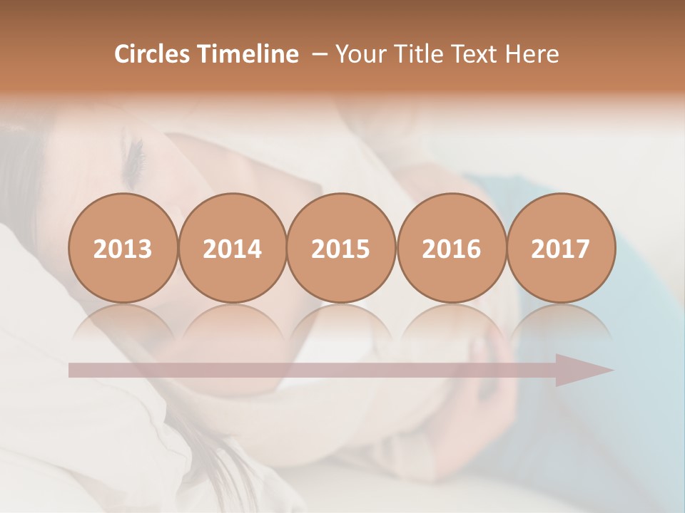 Abdominal Pain In A Girl PowerPoint Template