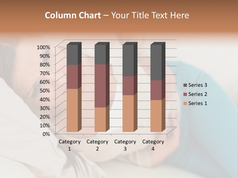 Abdominal Pain In A Girl PowerPoint Template