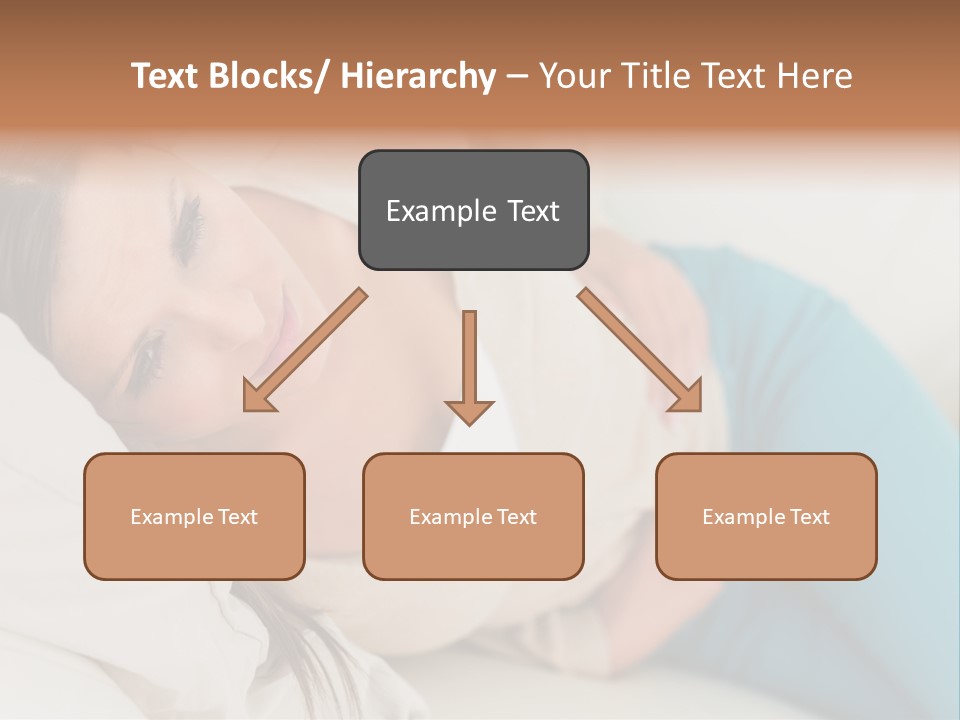 Abdominal Pain In A Girl PowerPoint Template