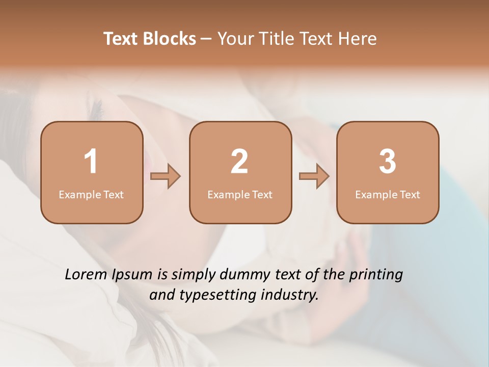 Abdominal Pain In A Girl PowerPoint Template