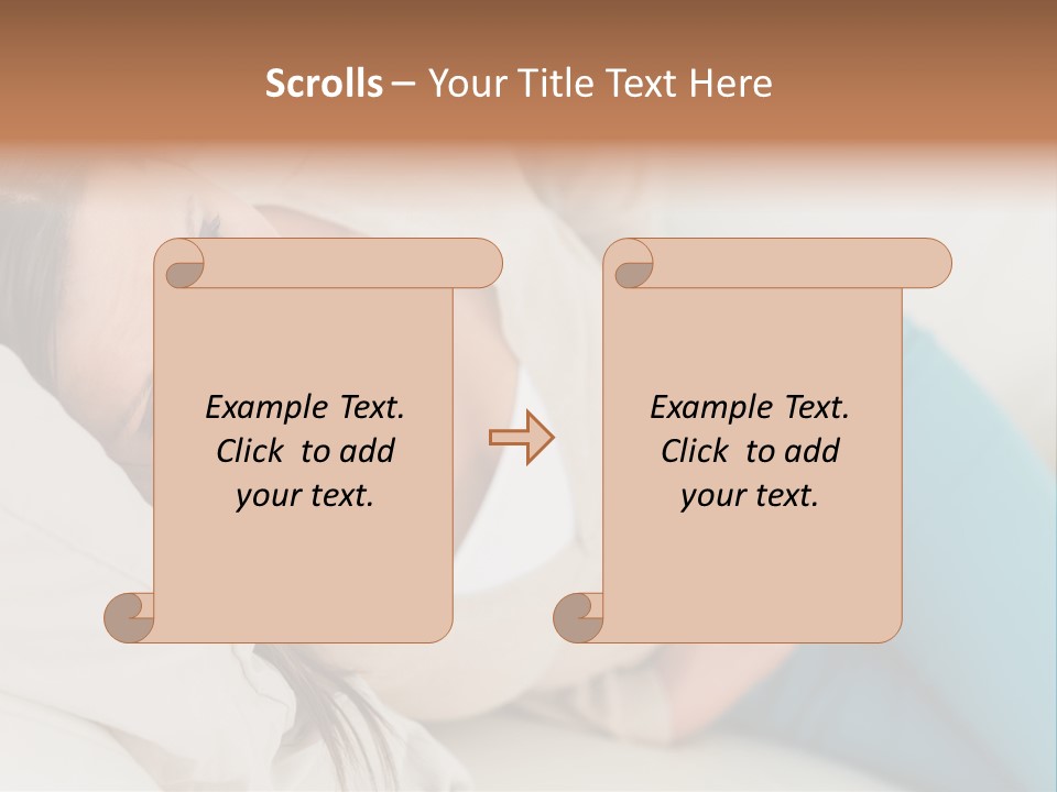 Abdominal Pain In A Girl PowerPoint Template