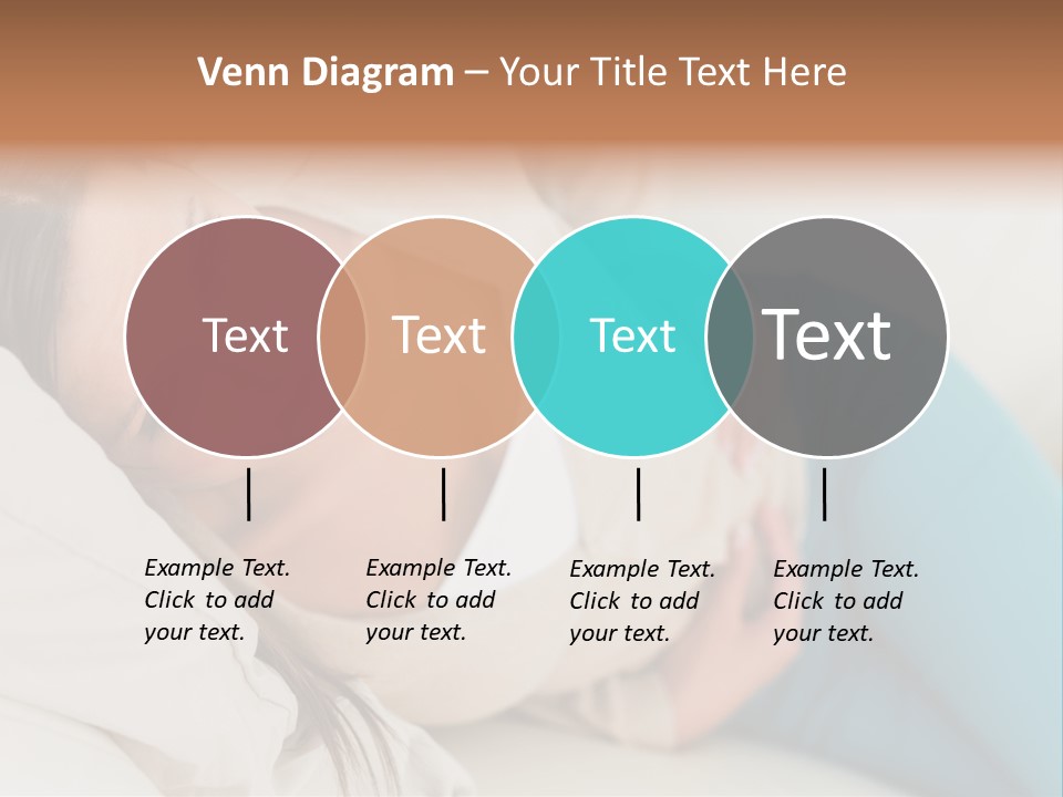 Abdominal Pain In A Girl PowerPoint Template