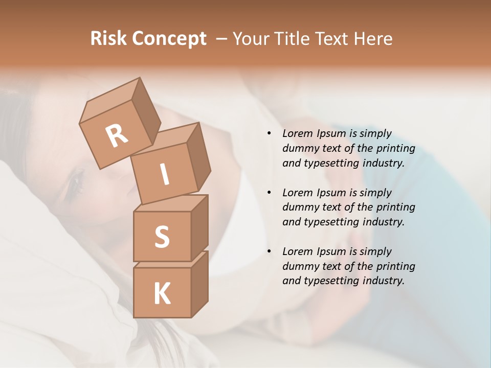 Abdominal Pain In A Girl PowerPoint Template