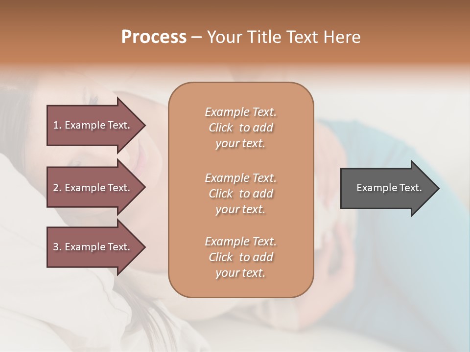 Abdominal Pain In A Girl PowerPoint Template