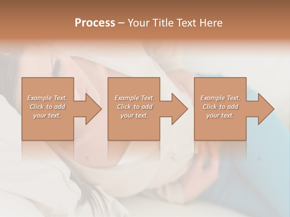 Abdominal Pain In A Girl PowerPoint Template