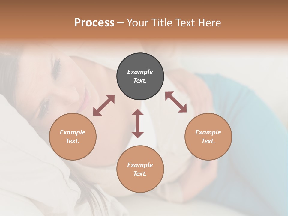 Abdominal Pain In A Girl PowerPoint Template