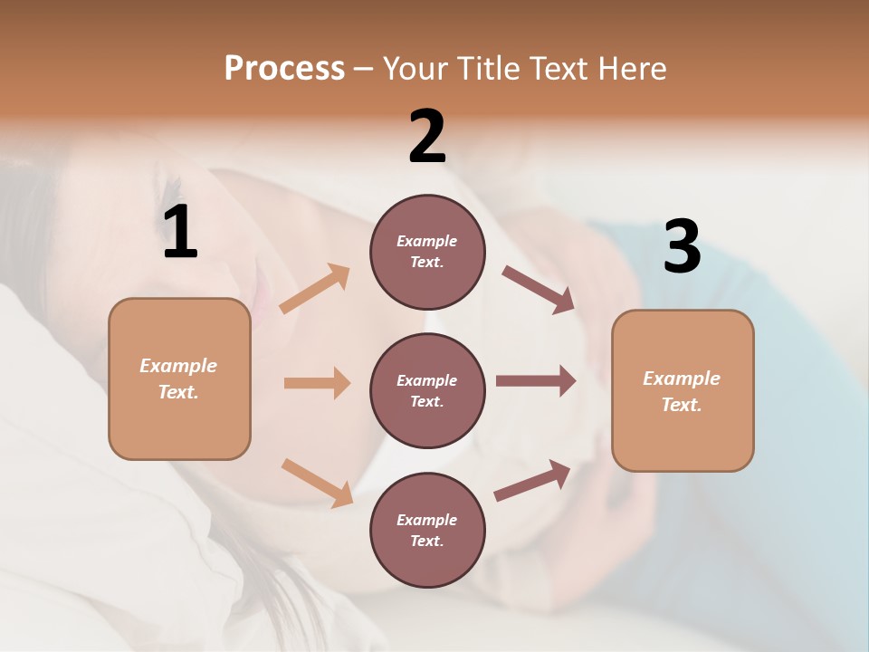 Abdominal Pain In A Girl PowerPoint Template