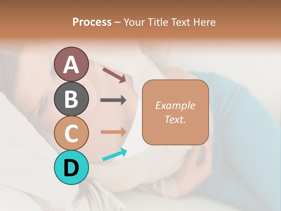 Abdominal Pain In A Girl PowerPoint Template
