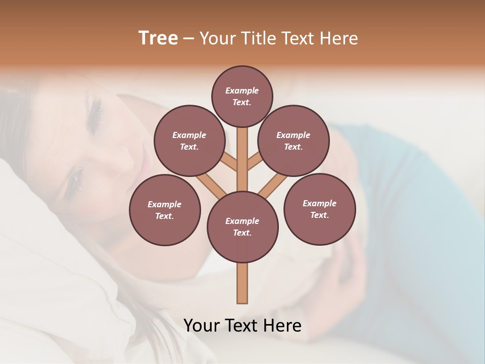 Abdominal Pain In A Girl PowerPoint Template