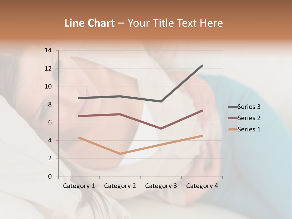 Abdominal Pain In A Girl PowerPoint Template