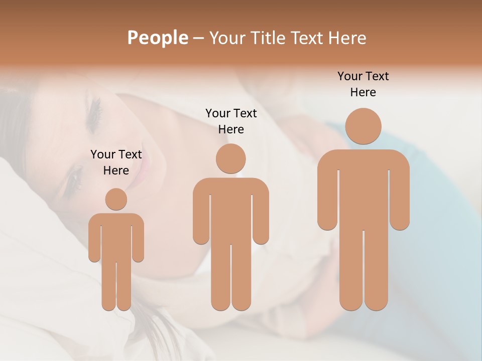 Abdominal Pain In A Girl PowerPoint Template