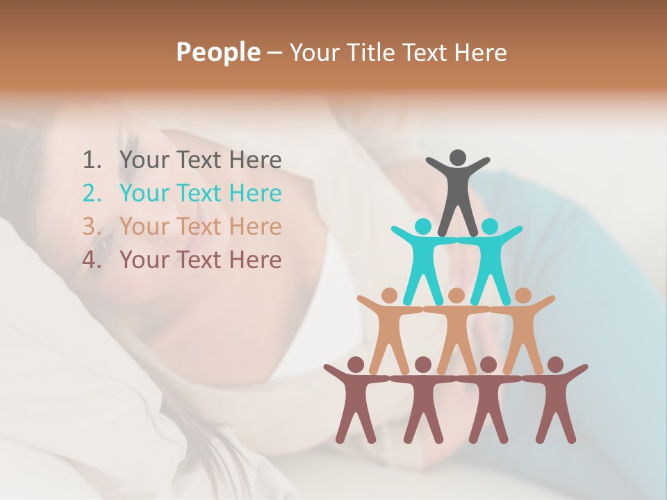 Abdominal Pain In A Girl PowerPoint Template