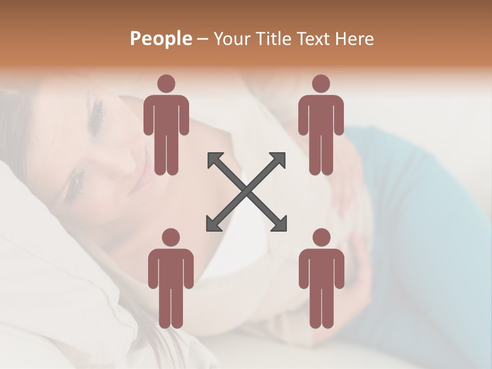 Abdominal Pain In A Girl PowerPoint Template