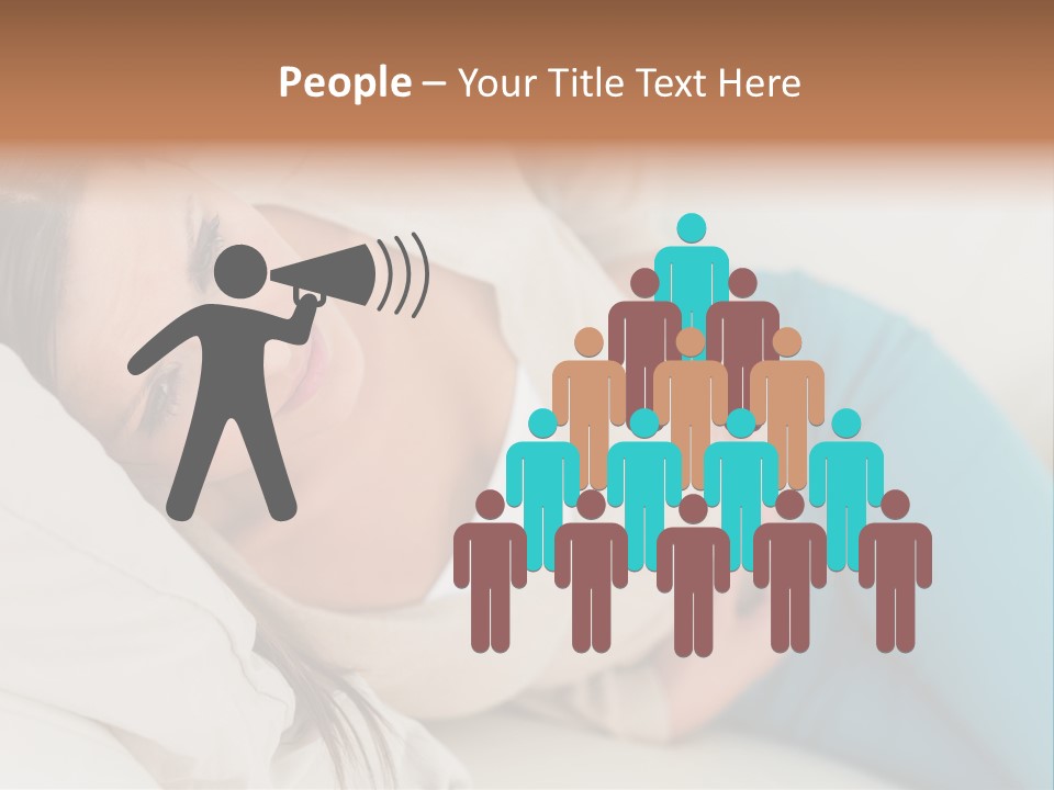 Abdominal Pain In A Girl PowerPoint Template