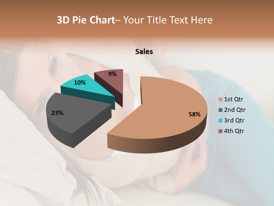 Abdominal Pain In A Girl PowerPoint Template