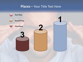 Headache In Men PowerPoint Template