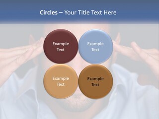 Headache In Men PowerPoint Template