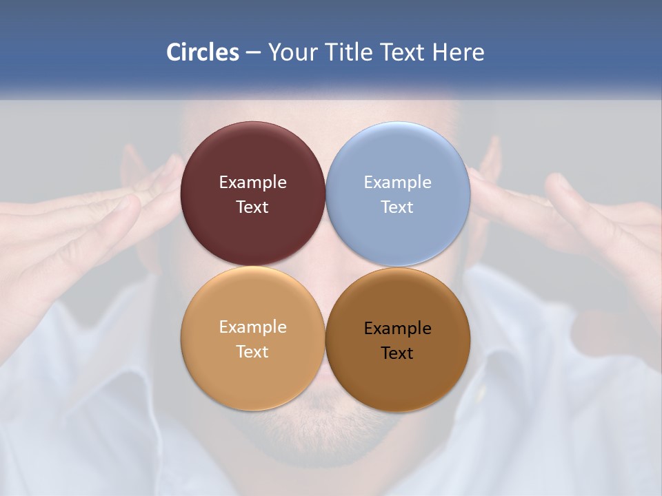 Headache In Men PowerPoint Template