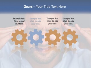 Headache In Men PowerPoint Template