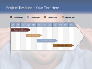 Headache In Men PowerPoint Template
