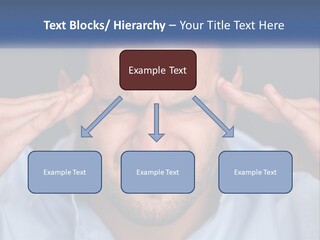 Headache In Men PowerPoint Template