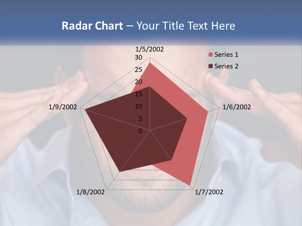 Headache In Men PowerPoint Template