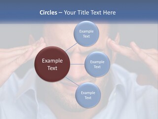Headache In Men PowerPoint Template