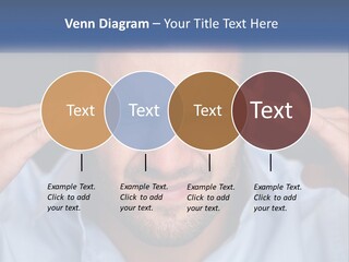 Headache In Men PowerPoint Template