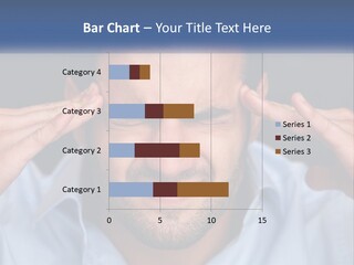 Headache In Men PowerPoint Template