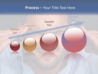 Headache In Men PowerPoint Template