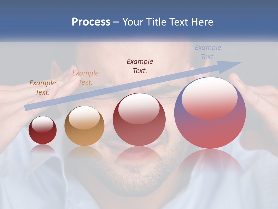 Headache In Men PowerPoint Template