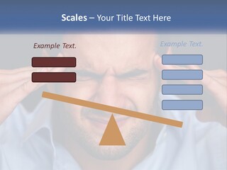 Headache In Men PowerPoint Template