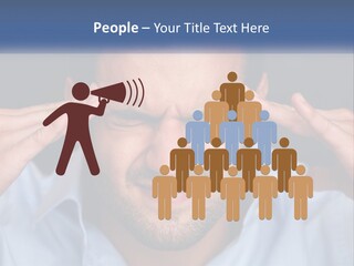 Headache In Men PowerPoint Template