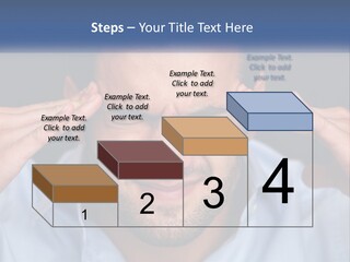 Headache In Men PowerPoint Template