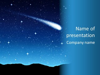 Shooting Star PowerPoint Template