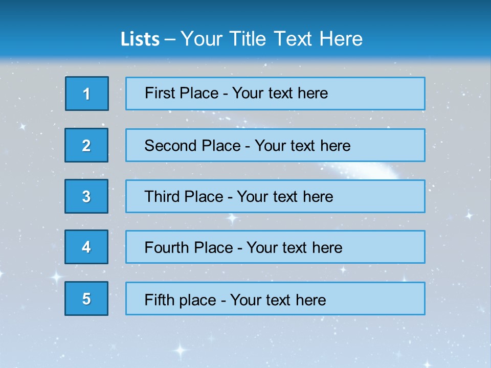 Shooting Star PowerPoint Template