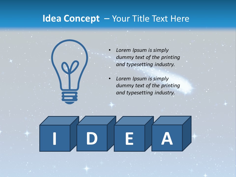 Shooting Star PowerPoint Template