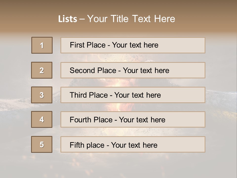 Fist Fight PowerPoint Template