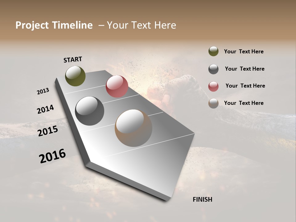 Fist Fight PowerPoint Template