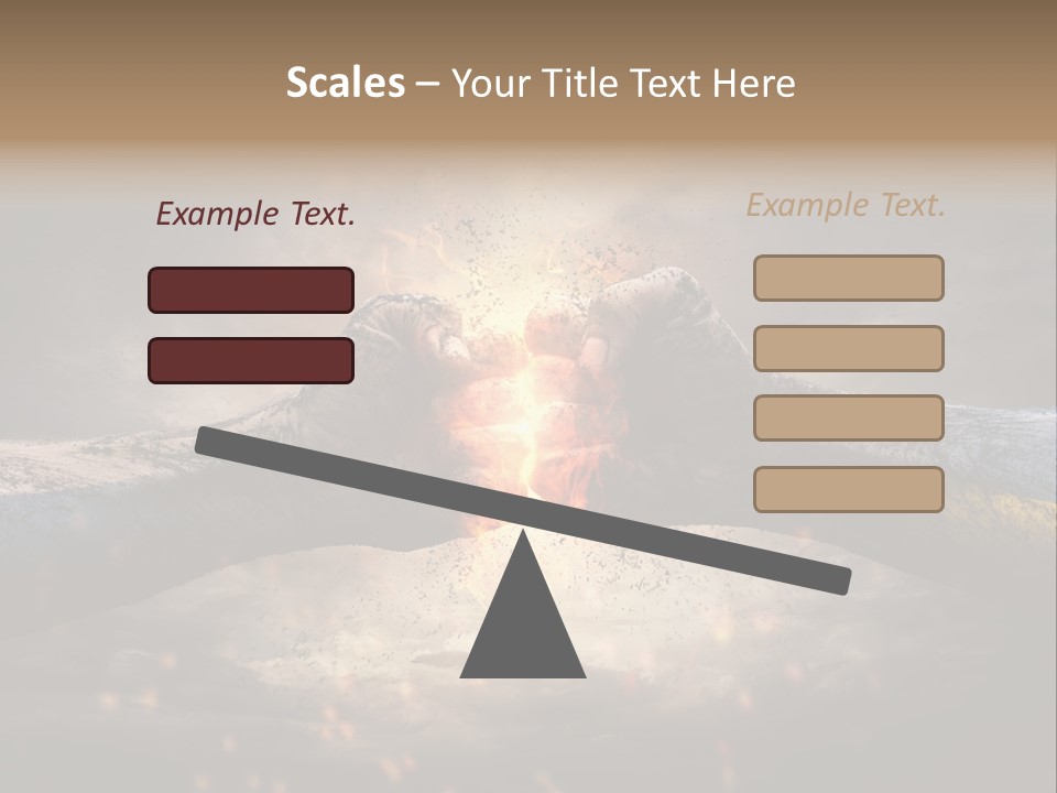 Fist Fight PowerPoint Template