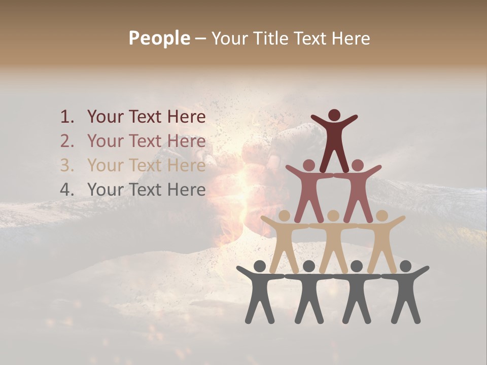 Fist Fight PowerPoint Template