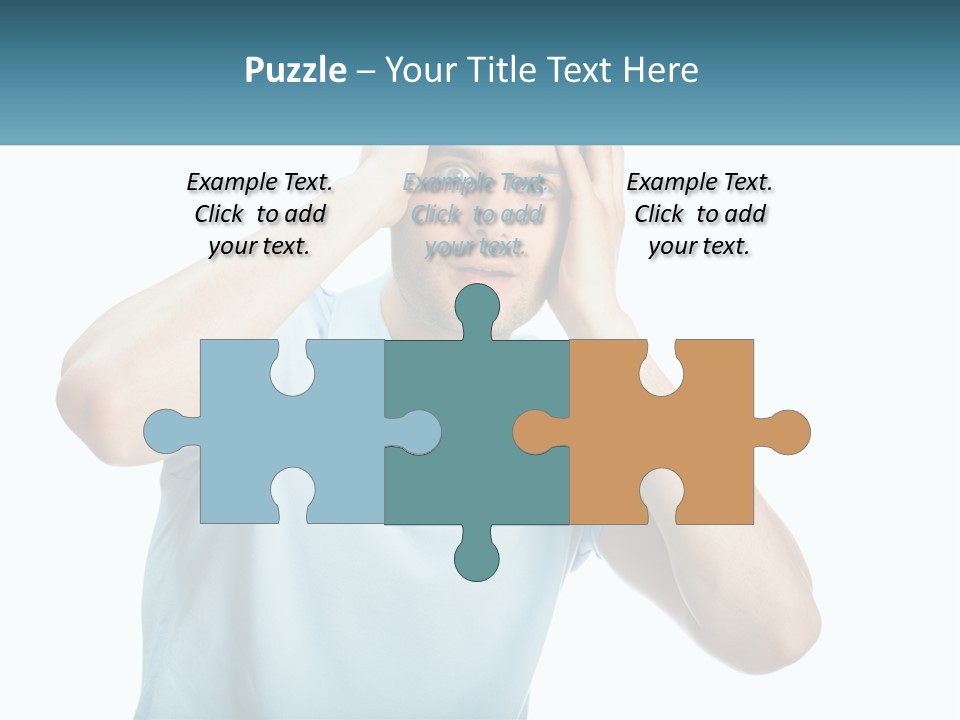 The Man Is Shocked PowerPoint Template