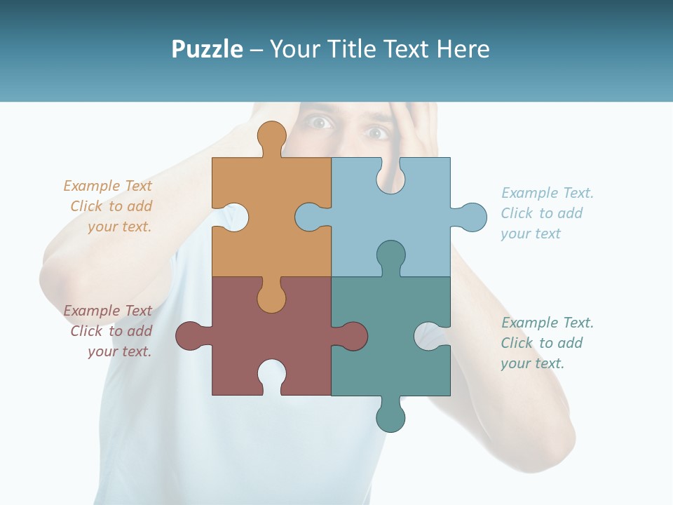 The Man Is Shocked PowerPoint Template